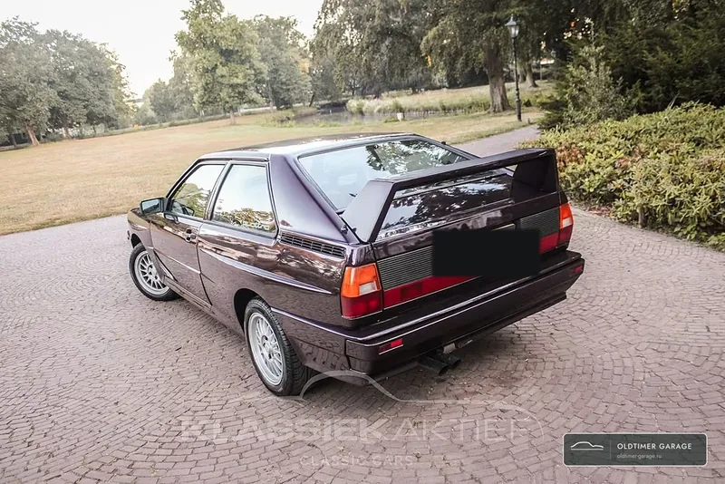 Audi quattro, вид сзади три четверти