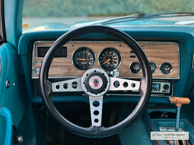 Руль с эмблемой Mustang и приборы